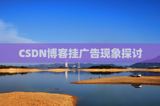 CSDN博客挂广告现象探讨